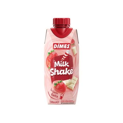 DİMES MİLKSHAKE ÇİLEK-VANİLYA 310ML