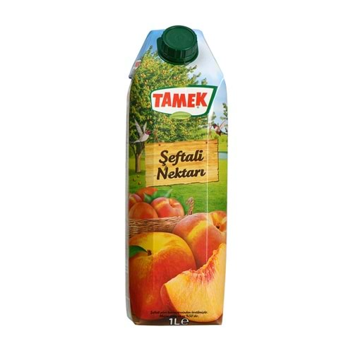 TAMEK ŞEFTALİ MEYVE NEKTAR 1 L