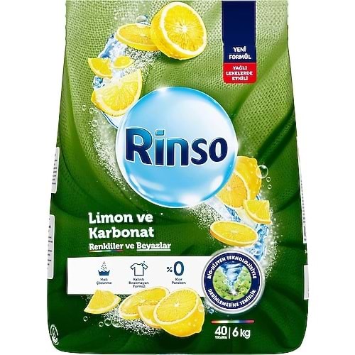 RİNSO ÇAMAŞIR DETERJANI TOZ 6 KG