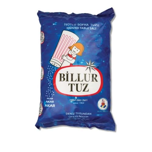 BİLLUR İYOTLU TUZ 750 G
