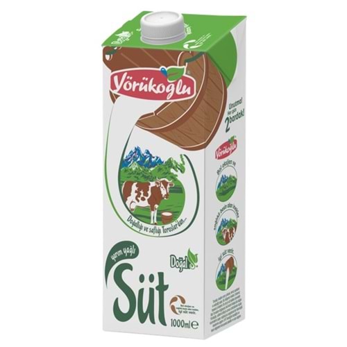 YÖRÜKOĞLU YARIM YAĞLI SÜT 1 L