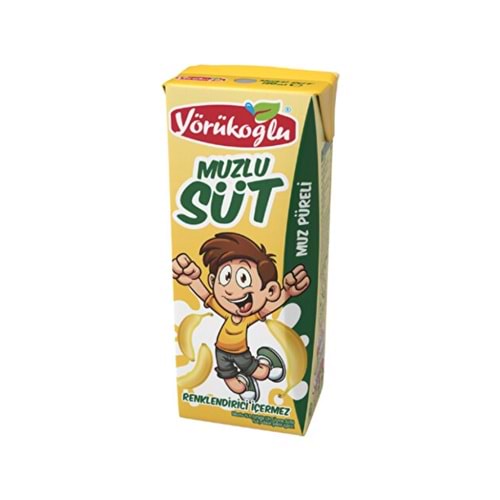 YÖRÜKOĞLU MUZLU SÜT 180 ML