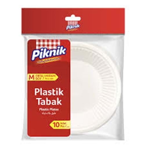 PİKNİK ORTA BOY TABAK 10LU