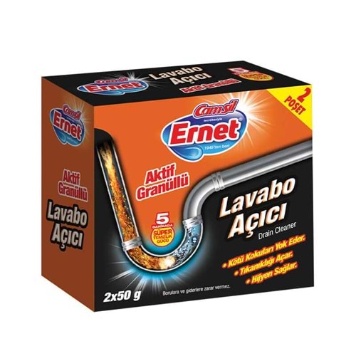 ERNET LAVABO AÇICI GRANÜLLÜ 2X50.gr