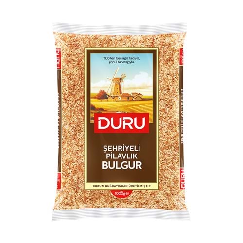 DURU ŞEHRİYELİ PİLAVLIK BULGUR 1 KG