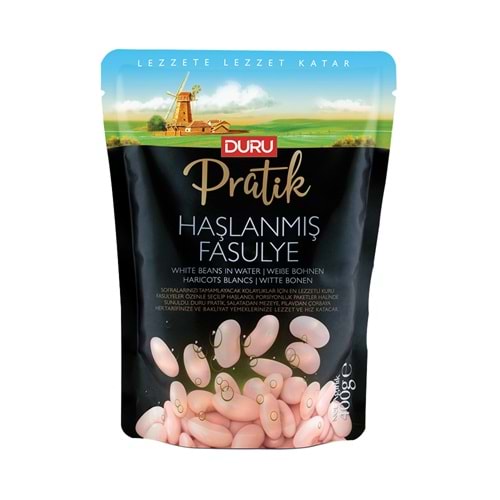 DURU PRATIK HASLANMIS FASULYE 400 GR ADET