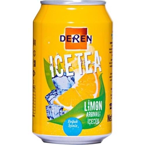 DEREN LİMON ICE TEA KUTU 330 ML