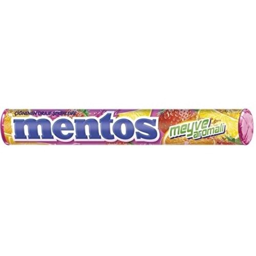 MENTOS MEYVELİ FRUİT ŞEKER 37 G