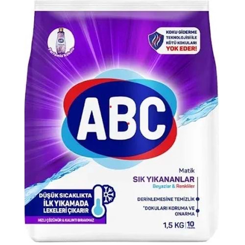 ABC MATİK SIK YIKANANLAR 1,5 KG