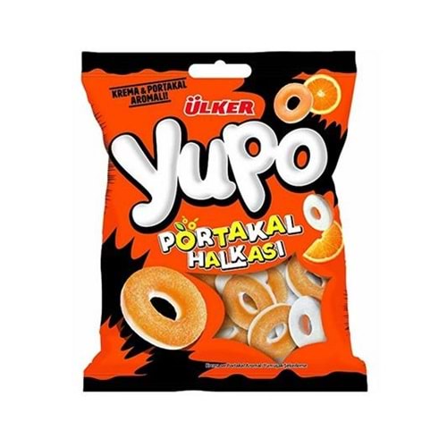 ÜLKER YUPO PORTAKAL HALKASI JELİBON 80G
