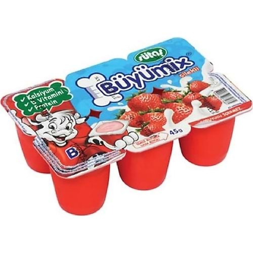 SÜTAŞ BÜYÜMİX ÇİLEKLİ 240 GR