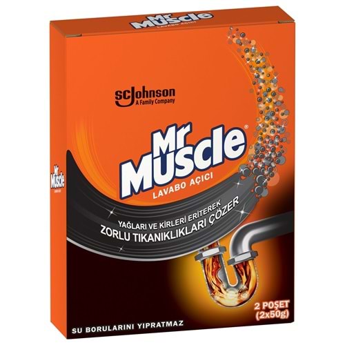 MR MUSCLE LAVABO AÇICI 2X50 GR