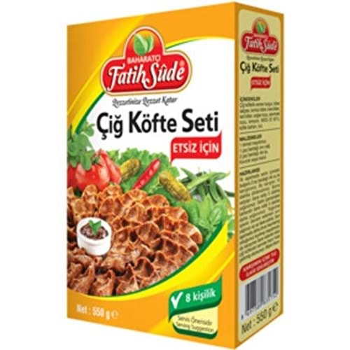 FATİH SUDE ÇİĞ KÖFTE SETİ 550G