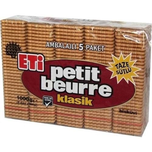 ETİ PETİT BEURRE BİSKÜVİ 1000 G