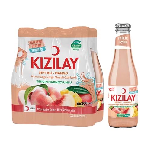 KIZILAY ŞEFTALİ MANGO 6 LI