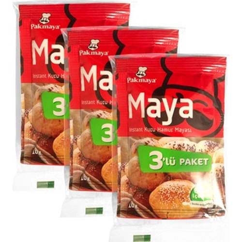 PAKMAYA INSTANT KURU MAYA 3LÜ 10 GR