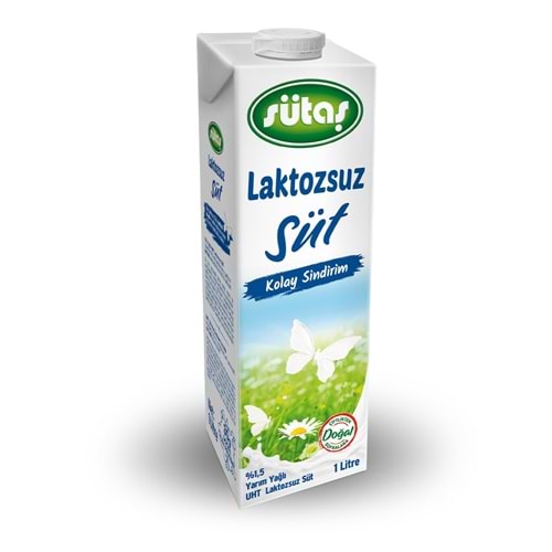 SÜTAŞ LAKTOZSUZ SÜT 1L