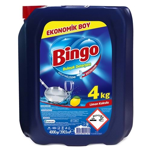 BİNGO BULAŞIK DETERJANI 4 KG
