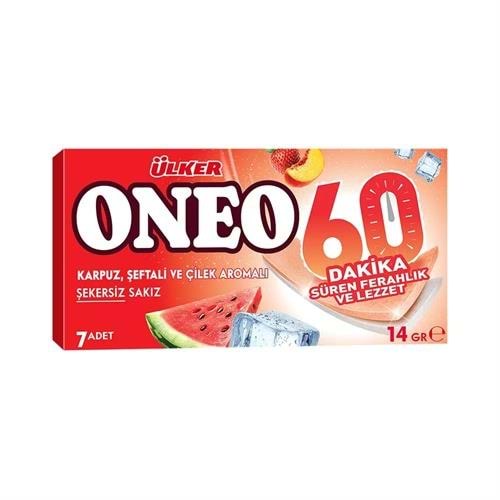 ÜLKER ONEO 60DK KARPUZ ŞEFTALİ 14 GR