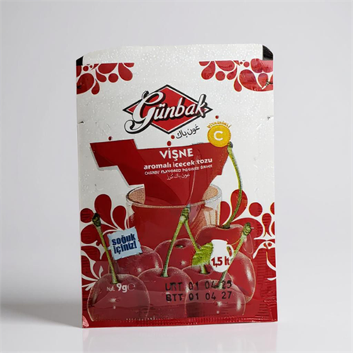 GÜNBAK VİŞNE AROMALI TOZ İÇECEK 9G