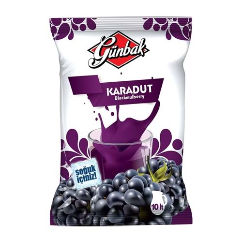 GÜNBAK KARADUT AROMALI TOZ İÇECEK 9G
