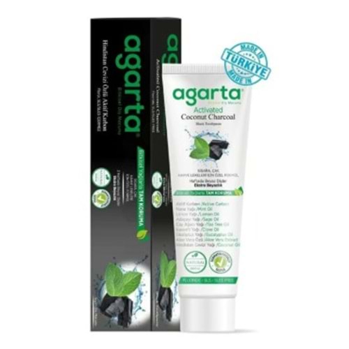 AGARTA AKTİF KARBONLU DİŞ MACUNU 100ML