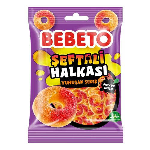 BEBETO ŞEFTALİ HALKASI 80G