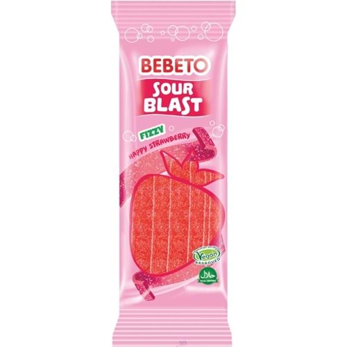 BEBETO SOUR BLAST STRAWBERY 180G