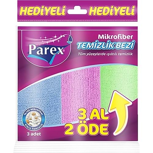 MİKROFİBER BEZ ÜÇLÜ