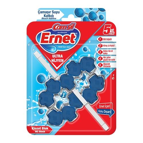 ERNET KLOZET BLOK ÇAMAŞIR SUYU KATKILI