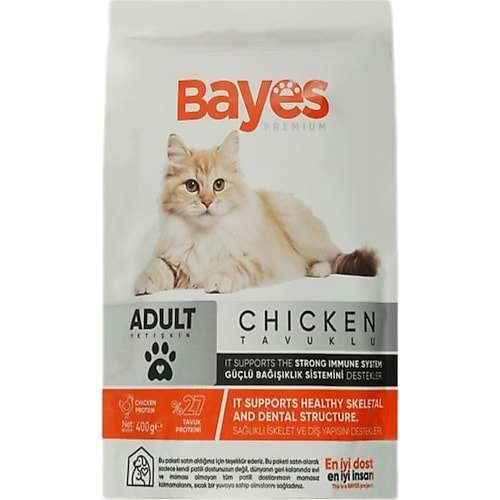 BAYES YETİŞKİN KEDİ TAVUKLU 400 GR