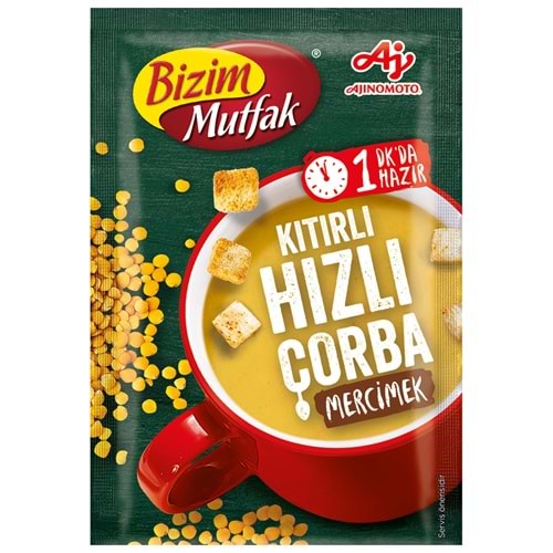 BİZİM HIZLI ÇORBA MERCİMEK 18G