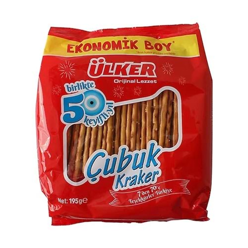 ÜLKER MEGA ÇUBUK KRAKER 195 GR