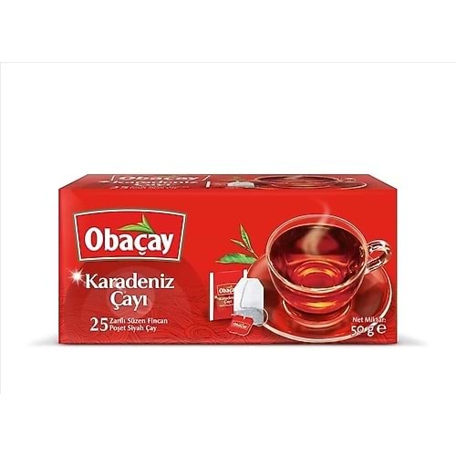 OBAÇAY FİNCAN POŞET ÇAY 25Lİ