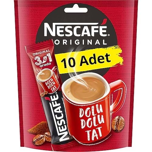 NESCAFE 3Ü1 ARADA 10LU