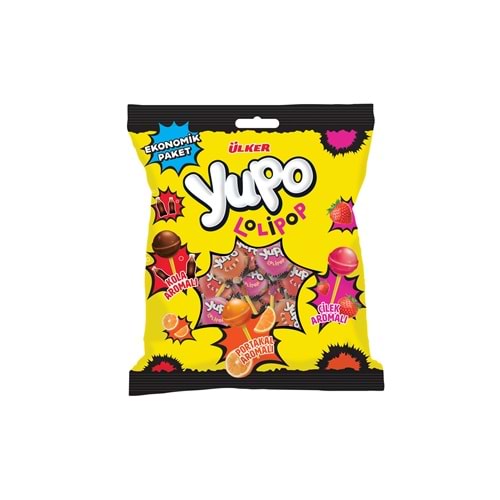 ÜLKER YUPO LOLİPOP 6 LI 66 GR
