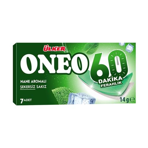 ÜLKER ONEO 60 DK YEŞİL NANE 14 G