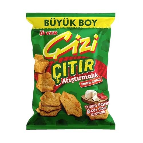 ÜLKER ÇİZİ ÇITIR TULUM PEYNİRİ KÖZ BİBER 160 GR