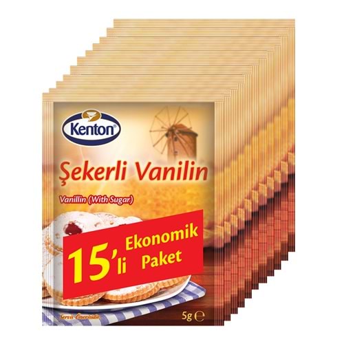 KENTON 10LU ŞEKERLİ VANİLİN