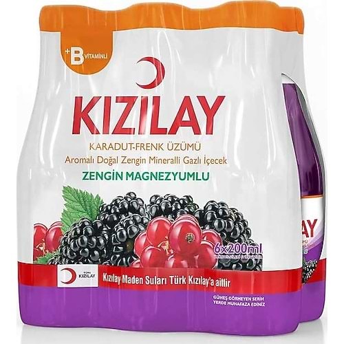 KIZILAY 6LI FRENK ÜZÜMLÜ SODA