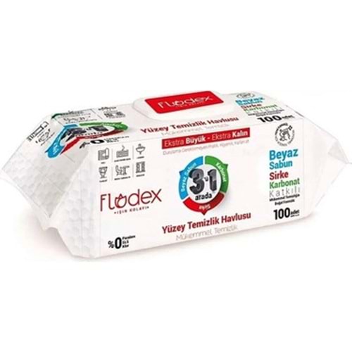 FLODEX YUZEY TEMİZLIK HAVLUSU 100 ADET
