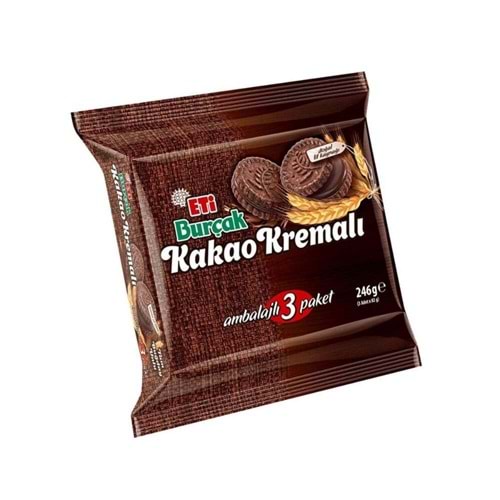 ETİ BURCAK KAKAO KREMALI 3 LU PAKET 246G