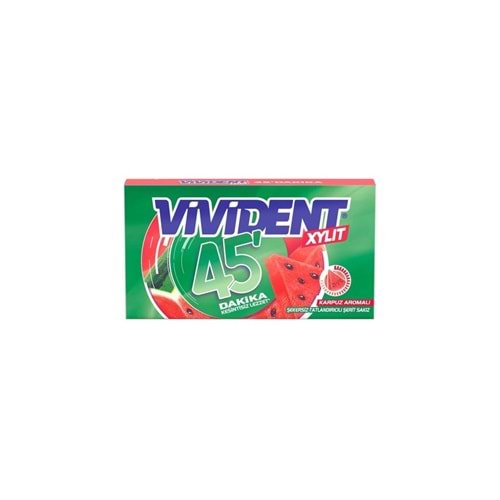 VIVIDENT 45 DAKIKA KARPUZ AROMALI SAKIZ 26G