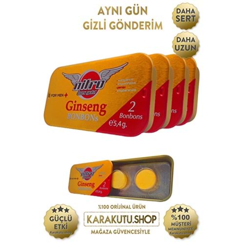 NİTRO MAX GİNSENG BONBONS 5,4G