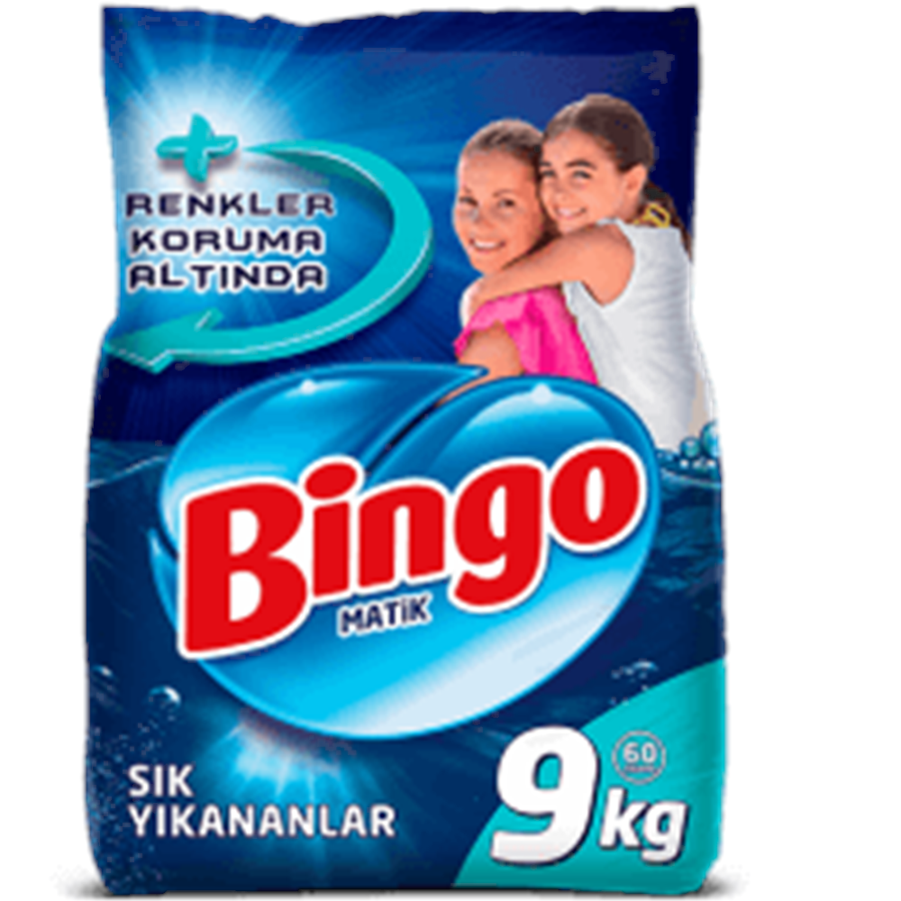BİNGO SODA ETKİLİ ÇAMAŞIR DETERJANI TOZ 9 KG