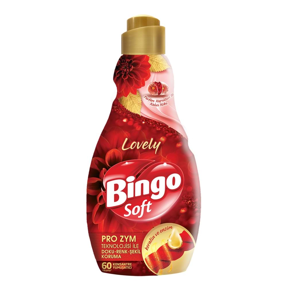 BİNGO SOFT LOVELY YUMUŞATICI 1140ML