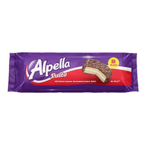 ALPELLA SÜTLÜ ÇİK.KAPL.SNDVÇ.BİSK. 240 G
