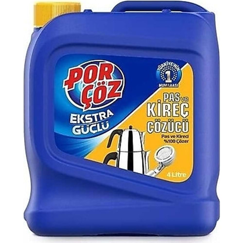 PORÇÖZ KİREÇ VE PAS ÇÖZÜCÜ 4000 ML