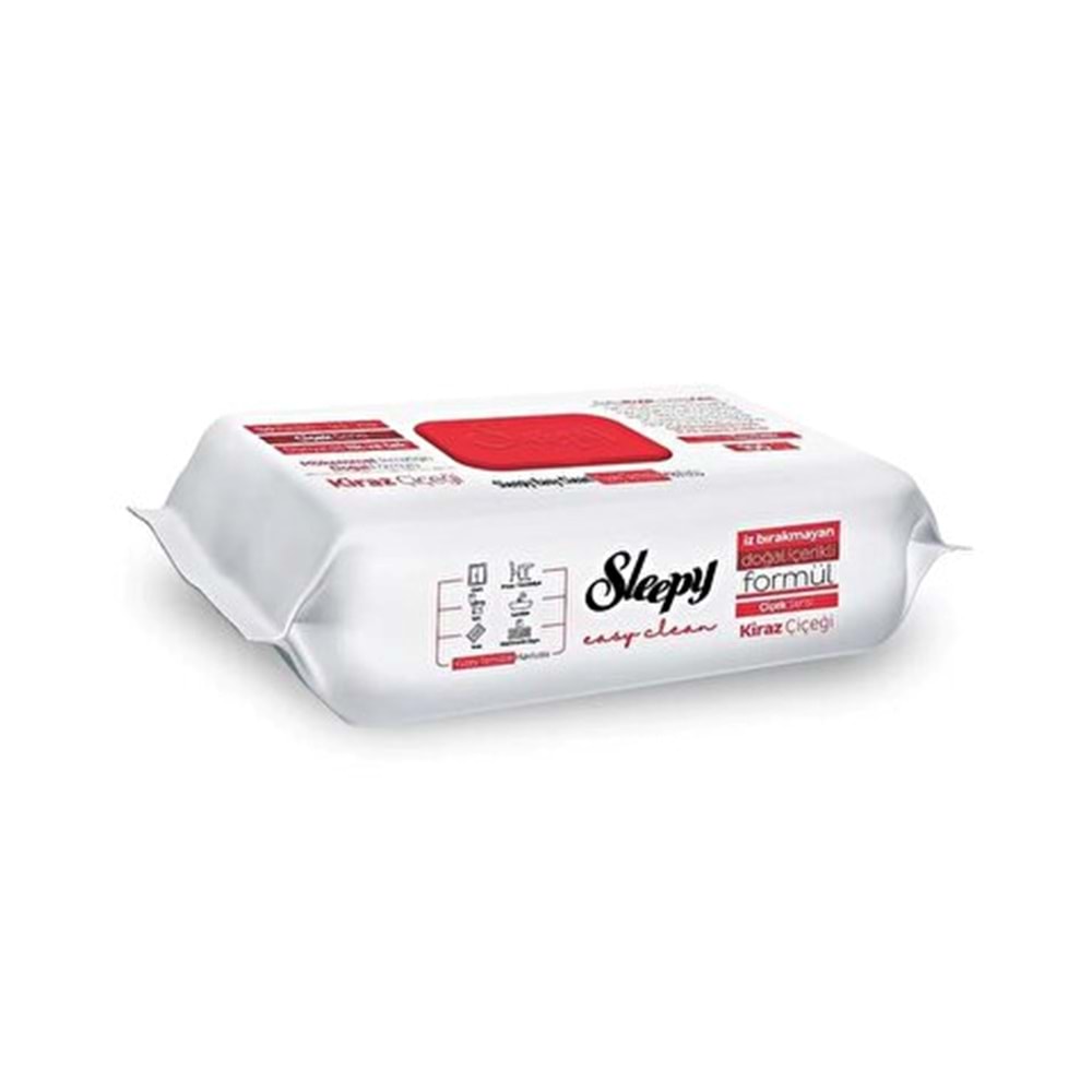 SLEEPY YÜZEY TEMİZLİK HAVLUSU KİRAZ 100 LÜ