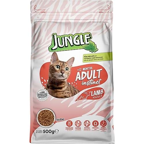JUNGLE KUZU ETLİ YETİŞKİN KEDİ MAMASI 50